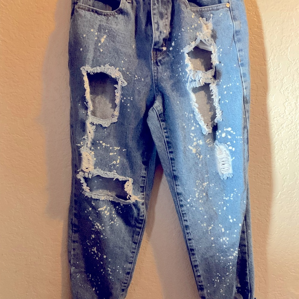 High rise mom jeans